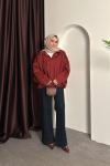 BOMBER CEKET Bordo