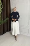 DRAPE DETAY HIRKA Lacivert