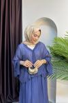TAŞLI ETEKLİ TAKIM Lacivert